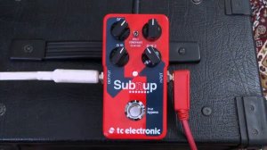 TC Electronic SUB’N’UP OCTAVER pedal - Bass demo