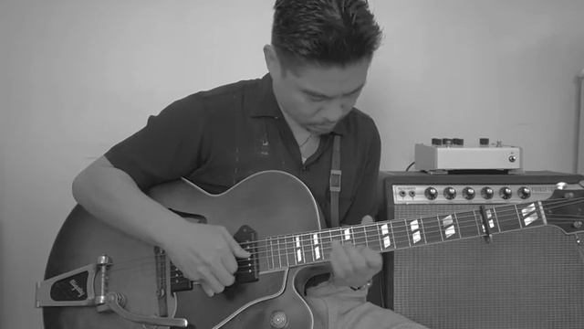 All Blues (1959) Solo Jazz Blues Guitar Hideo Date A=432Hz 1951 Gibson ES-350 Milkman Sound The Amp смотреть онлайн