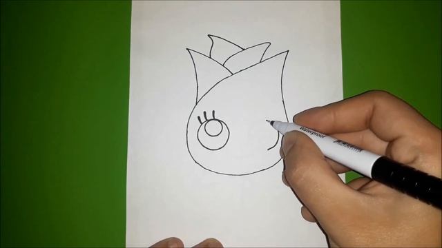 Как нарисовать РОЗУ легко? смотреть онлайн