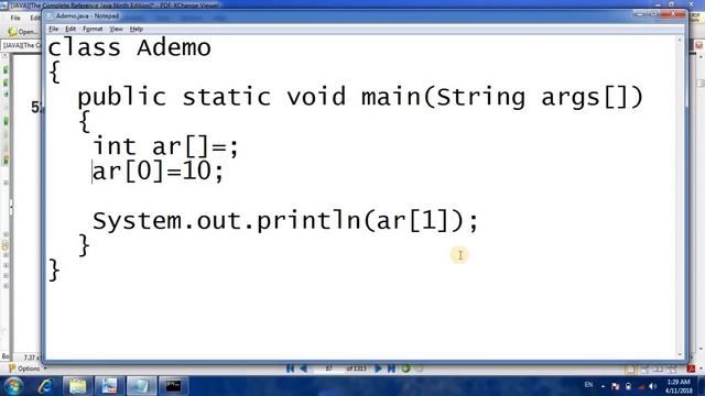 06 / Array in java (One Dimensional Array and   Multidimensional Array in java) in hindi