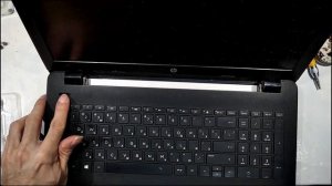 Ноутбук HP 15-rb032ur залитие дежурки, какие последствия