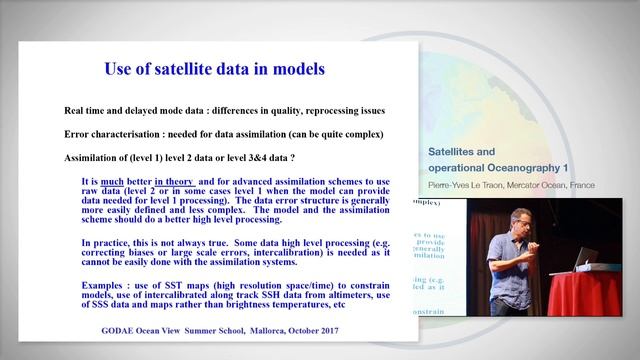 Pierre-Yves Le Traon. Part 1. Godae OceanView International School, Mallorca 2017 смотреть онлайн