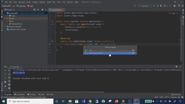 Java 2, Fall 2020 - Setting Up Intellij to use JavaFX смотреть онлайн