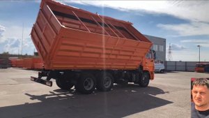 САМОСВАЛ КамАЗ 65115 с разгрузкой на 3 стороны. Сельхозник Зерновоз