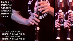 КРАСНАЯ ПЛЕСЕНЬ - ПАНК БАЛЛАДА (КАВЕР НА ФЛЕЙТАХ) НОТЫ И АККОРДЫ