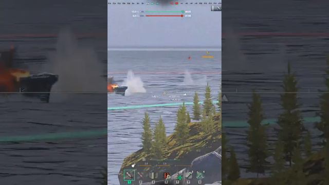 Линкор V. Veneto vs Shimakaze