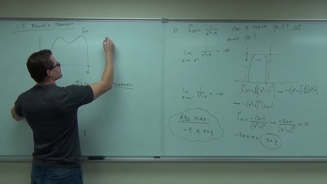 Calculus 1 Lecture 3.2: A BRIEF Discussion of Rolle's Theorem and Mean-Value Theorem. смотреть онлайн
