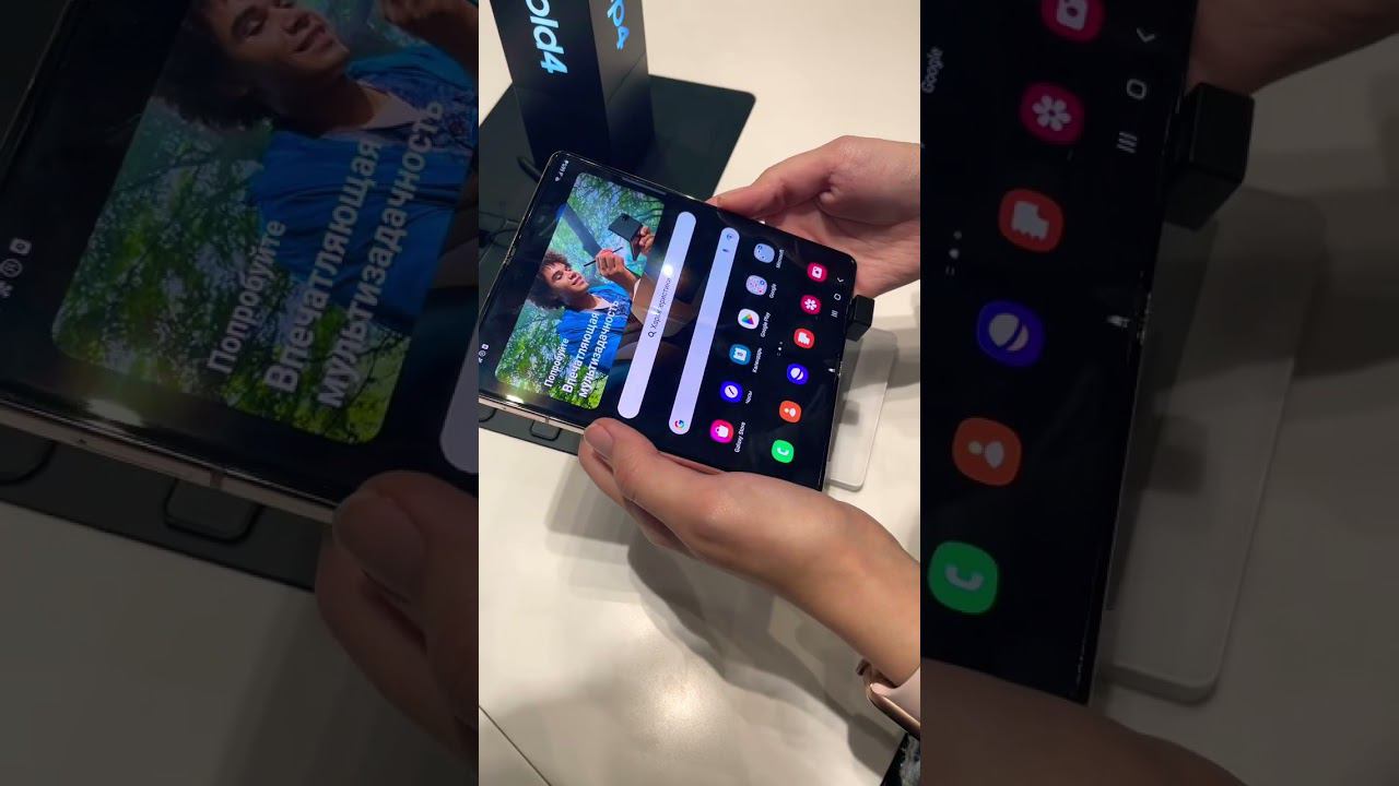 СОВСЕМ НЕ ЭРГОНОМИЧНЫЙ Z Fold4 в Российском магазине Samsung смотреть онлайн
