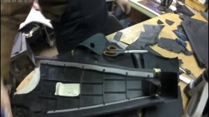 Перетяжка салона Нива  Часть 2: Переделка боковых накладок с BMW