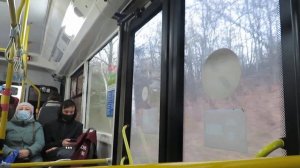 Поездка на троллейбусе Тролза-5275.03 «Оптима» № 2355 по маршруту №9 в Казани.