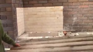 Беседка из кирпича с печкой барбекю
