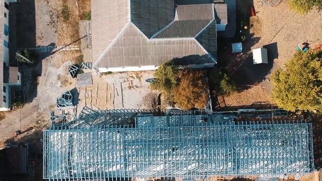 ЛСТК каркас детского сада в Анапе ... часть 1 смотреть онлайн