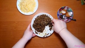 Закусочные СЛОЕНЫЕ КОРЗИНОЧКИ С ГРИБАМИ И СЫРОМ. Tartlets With Mushrooms