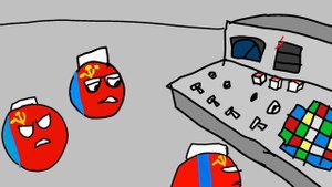 История Аварии Чернобыля в 1986 г. в стиле COUNTRYBALLS.