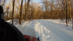 1982 Yamaha Bravo | Cold Start and Powder Riding 2017