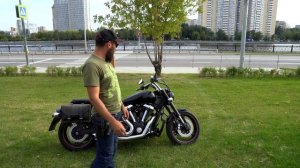 Мотоцикл Yamaha XV1700 Warrior. Прямолинейный боец. Обзор.