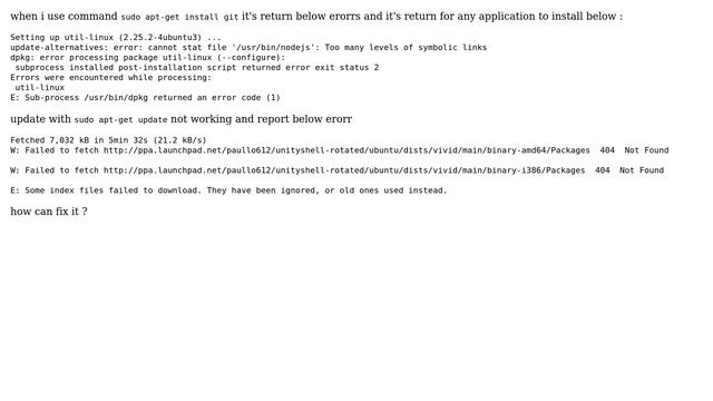 Ubuntu: apt-get install not work at all смотреть онлайн