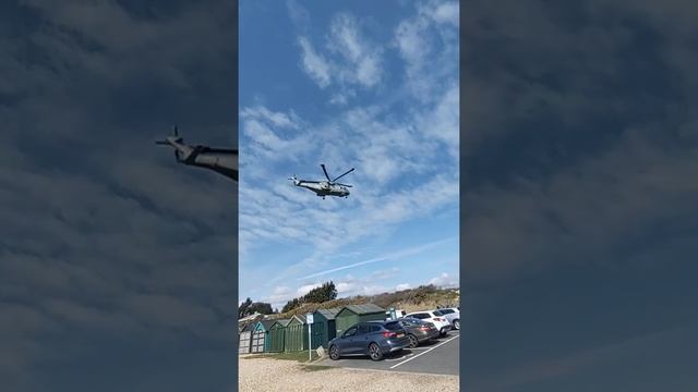 Merlin helicopter landing