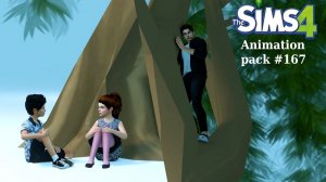 Animation Pack #167 -  Eavesdropping on children | Анимации Симс 4 - подслушивает за детьми