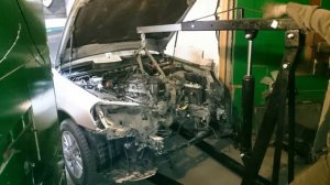 Toyota Mark 2 gx110 . Снятие двигателя 1g-fe Beams. Свап на 1uz