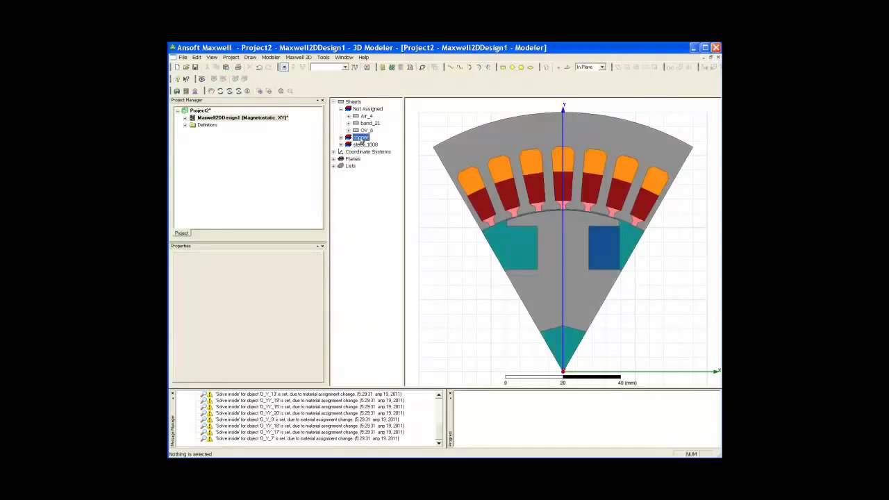 Проектирование электродвигателя в Ansys Maxwell 2D ч.1