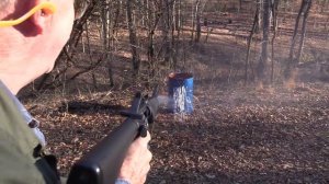 M16A1 VS Water Barrel