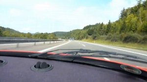 (HD) Ferrari F40 on German Autobahn !
