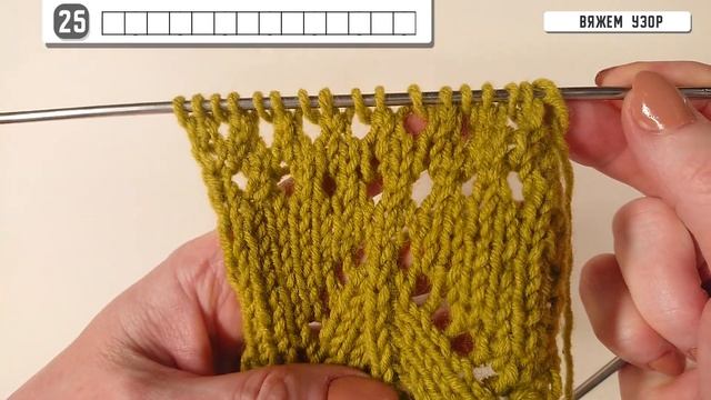 Модный ажурный свитер спицами на весну / Подробный мастер-класс со схемой смотреть онлайн