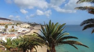 Morro Jable | Playa Del Matorral | Fuerteventura | Canary Islands | Spain | 4K