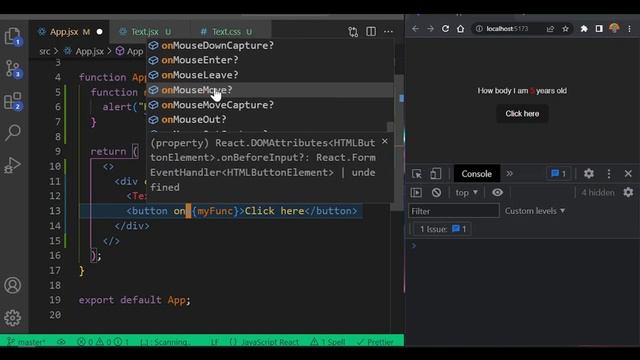 How to use Events in React with Naija Pidgin смотреть онлайн