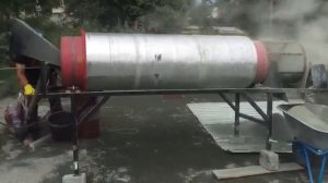 Сушильный барабан для сыпучих материалов.