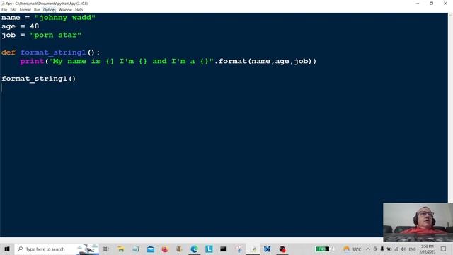 Python Beginners Tutorial - String Format 2023