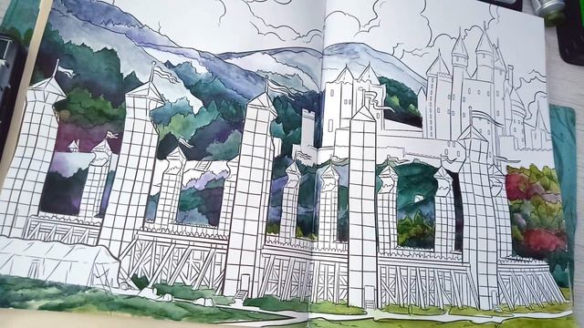 Раскрашиваю ГП ● Про мой факультет (слизерин) ● Почему зелья смотреть онлайн