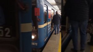 Час пик на станции метро Пионерская.