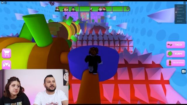 GÜLEN PEMBE CANAVARDAN KAÇIŞ ROBLOX MURAT KAYA w/ @yagmurkayayoutube смотреть онлайн