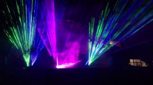 Лазерное лучевое шоу "День города" г.Нязепетровск