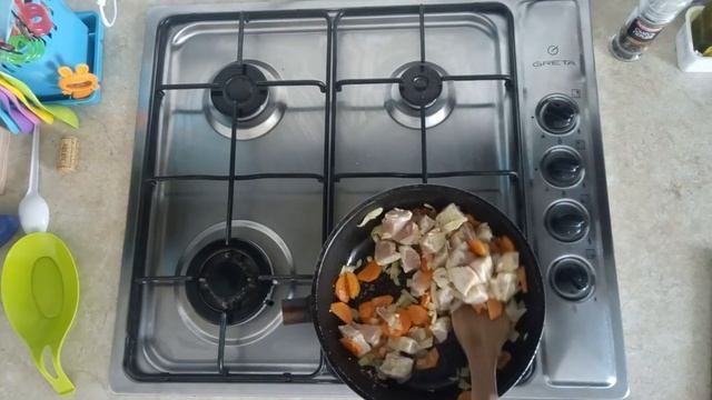 ОЧЕНЬ вкусный РИС с овощами! Плов в сковороде! Быстро и ВКУСНО!