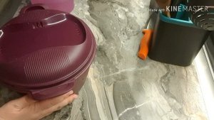 Рис в микровалновке за 12 минут в зерноварке от Tupperware.
