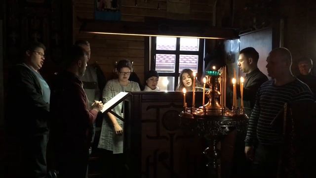 Снами Бог. Архангельский. Хор храма Николая Японского г.Минск
