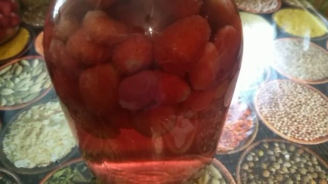 клубничный компот. рецепт на зиму. быстро и просто.