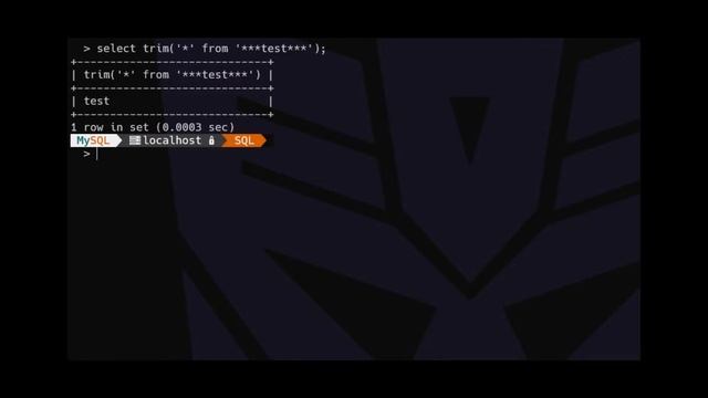 Episode 001: Using trim() in MySQL смотреть онлайн