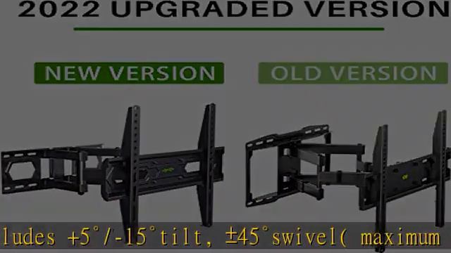 USX MOUNT Full Motion TV Wall Mount for Most 32-65 inch Flat Screen/LED/4K TVs, Swivel/Tilt TV Moun смотреть онлайн