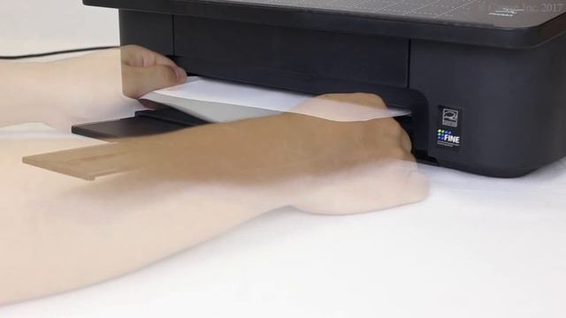 Removing jammed paper: paper output slot or rear tray (TS300 series) смотреть онлайн