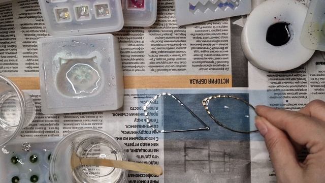 Как сделать модную подвеску из эпоксидной смолы своими руками? Подвеска с аметистом и поталью.
