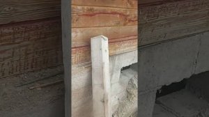 Арболит - моя печальная попытка утеплить фундамент.