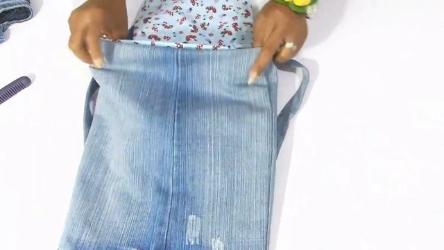 DIY Backpack bag jeans recycle смотреть онлайн