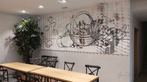 Rage Against Junk Food  Restaurant Banksy Style Mapping  Moscow 2018