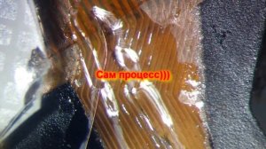 Восстановление шлейфа тачскрина Samsung galaxy S4 под микроскопом