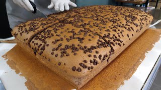 Шоколадная кастелла-корейская уличная еда