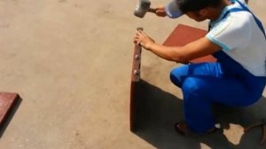 Укладка дорожки из резиновой плитки от Садового центра Аллея Нижний Новгород